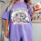 Hometown Christmas Shirt, Small Town Christmas Oversized Vintage Tshirt, Retro Christmas Shirt