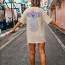Self Love Shirt, Self Love World Tour Oversized Vintage Shirt, Tee