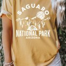National Park Shirt, Saguaro National Park Oversized Vintage T-Shirt, Arizona T-Shirt