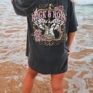 Tshirt, Rock and Roll Wild Spirit Oversized TShirt, Womens Graphic Tees