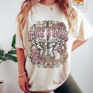 Tshirt, Rock and Roll Wild Spirit Oversized TShirt, Womens Graphic Tees
