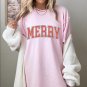Merry Christmas Shirt, Retro Merry Oversized Shirt, Retro Merry Christmas Shirt