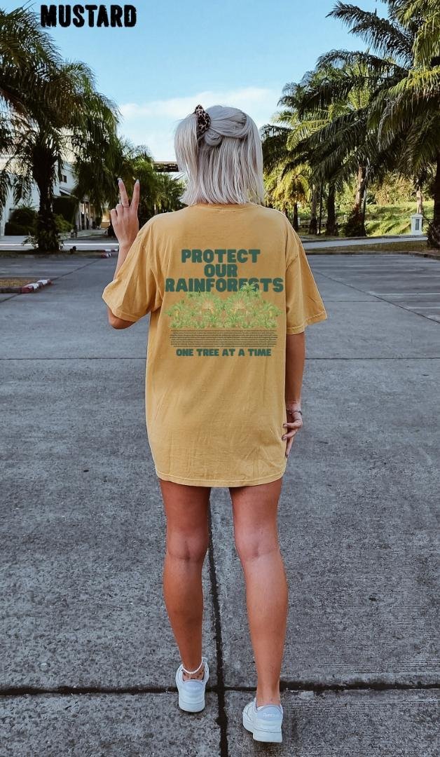 Aesthetic Shirt, Protect Our Rainforests Oversized Shirt, Save The Planet Shirt