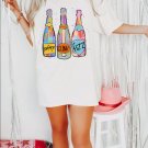 Bachelorette Shirt, Pop Fizz Clink Oversized T-Shirt