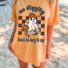 Halloween Shirt, No Diggity Bout To Bag It Up Oversized Vintage T Shirt, Tee