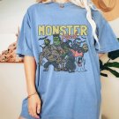 Halloween Shirt, Monster Mash Oversized Vintage T Shirt, Tshirt