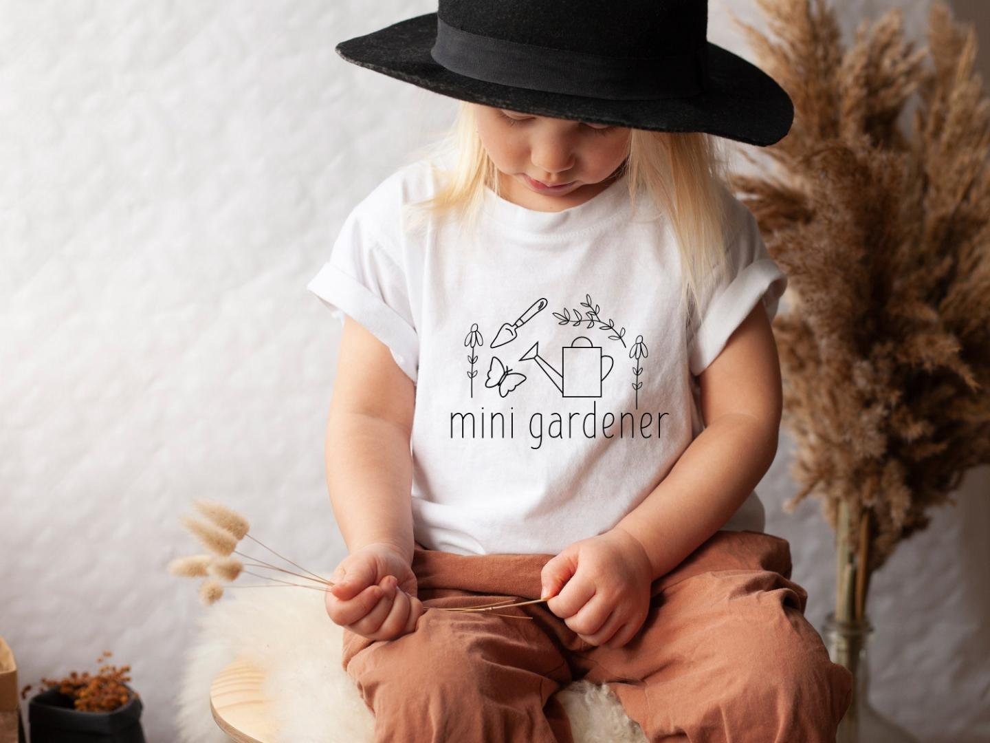 Gardening Shirt, Mini Gardener Shirt, Botanical Shirt
