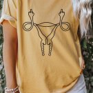 Green Pro Choice Oversized Shirt, Middle Finger Uterus Oversized Shirt, Roe V Wade Shirt