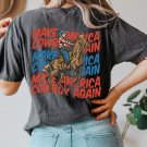 Western 4th Of July Oversized Shirt, Make America Cowboy Again Tee