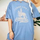 Vintage Shirt, Long Live Cowgirls Oversized Shirt, Cowboy Shirt