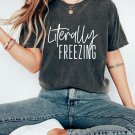 Shirt, Literally Freezing Oversized Vintage T-Shirt, Its Cold Shirt