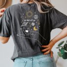 Celestial Shirt, Let That Shit Go Oversized Vintage T-Shirt, Mental Health Shirt