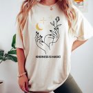 Be Kind Shirt, Kindness is Magic Oversized Vintage T-Shirt, Vintage Inspired Cotton Shirt