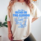 Tshirt, Keep Your Head In The Clouds Oversized TShirt, Graphic Tees For Women