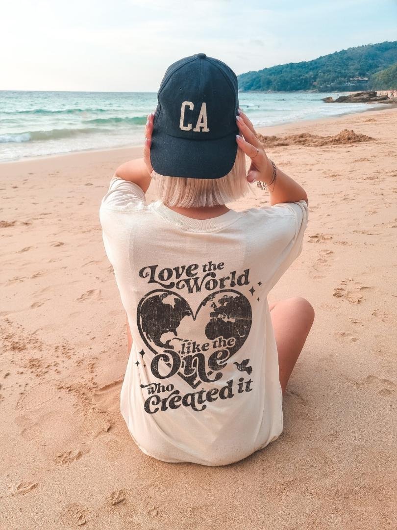 Oversized Tshirt, John 3 16 For God So Loved The World Shirt, Tshirt