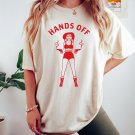 Shirt, Hands Off Country Girl Oversized Vintage T-Shirt, Cowgirl Shirt