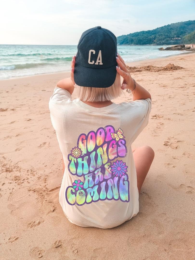 Tshirt, Good Things Are Coming Oversized TShirt, Mental Health Matters Shirt