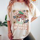 Tshirt, Feel Good Frog Mushroom Oversized TShirt, Mashroom Shirt