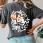 Shirt, Everything is Fine Skeleton Oversized Vintage T-shirt, Funny Skeleton Shirt