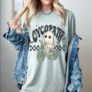 Halloween Shirt, Cycopath Ghost Oversized Vintage T Shirt, Tshirt