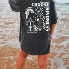 Kindness Is Cool Shirt, Choose Kindness Oversized Vintage T-Shirt, Tshirt