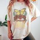 Christian God Shirt, Amazing Grace Oversized Vintage T-Shirt, Jesus Shirt
