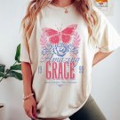 Christian God Shirt, Amazing Grace Oversized Vintage T-Shirt, Jesus Shirt