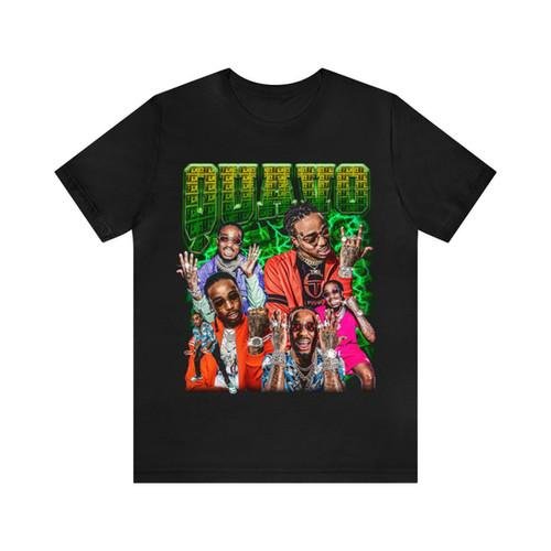 Vintage 90s Rap Bootleg Style T-Shirt QUAVO 90s Style Unisex Graphic Tee Shirt