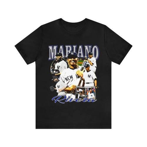 Vintage 90s Baseball Bootleg Style T-Shirt MARIANO RIVERIA Unisex Graphic Tee
