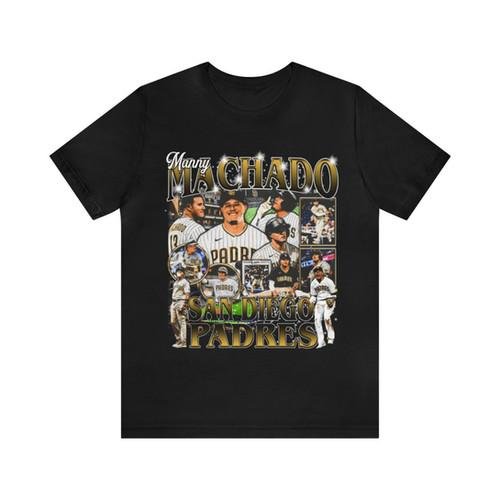 Vintage 90s Baseball Bootleg Style T-Shirt MANNY MACHADO 90s Unisex Graphic Tee