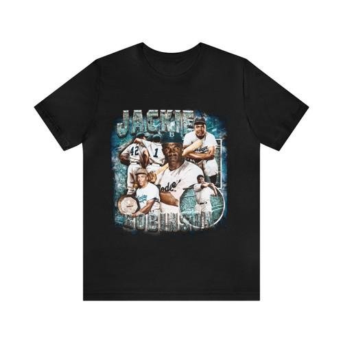 Vintage 90s Baseball Bootleg Style T-Shirt JACKIE ROBINSON Unisex Graphic Tee