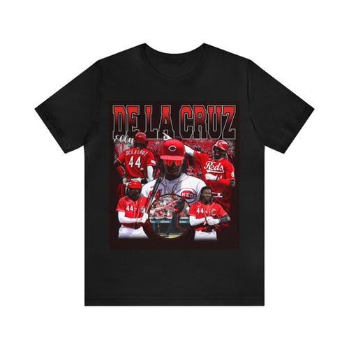 Vintage 90s Baseball Bootleg Style T-Shirt ELY DE LA CRUZ RED Unisex Graphic Tee