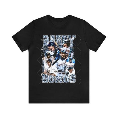 Vintage 90s Baseball Bootleg Style T-Shirt BARRY BONDS 90s Unisex Graphic Tee