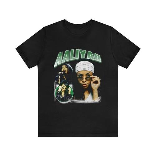 AALIYAH VINTAGE 90s BOOTLEG Unisex Jersey Short Sleeve Tee Shirt