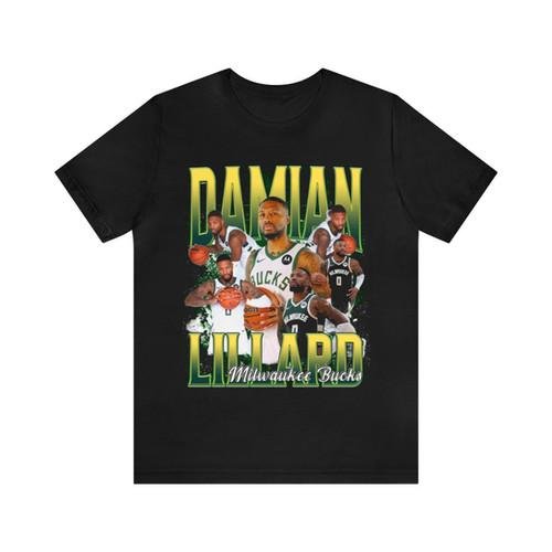 DAMIAN LILLARD Buck Unisex Tee, Vintage 90s Basketball Bootleg Style T-Shirt