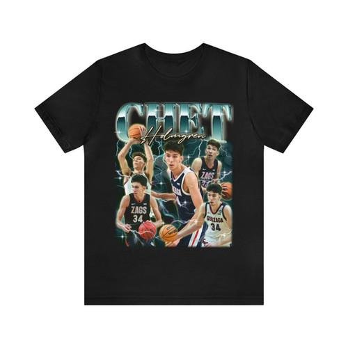 CHET HOLMGREN ZAG Unisex Tee, Vintage 90s Basketball Bootleg Style T-Shirt