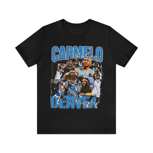 CARMELO ANTHONY NUGGET Unisex Tee, Vintage 90s Basketball Bootleg Style T-Shirt