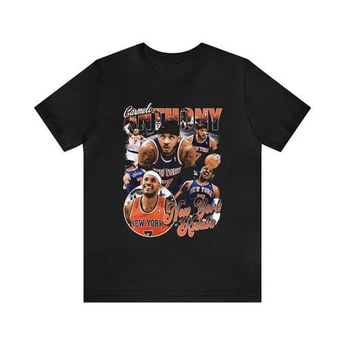 CARMELO ANTHONY Knick Unisex Tee, Vintage 90s Basketball Bootleg Style T-Shirt
