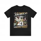 Vintage 90s Basketball Bootleg Style T-Shirt LEBRON JAMES SVM Unisex Graphic Tee