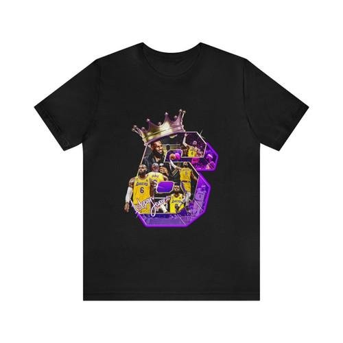 LEBRON JAMES KING 6 Vintage Unisex Jersey T-Shirt