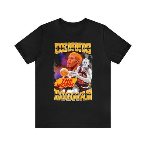 DENNIS RODMAN The Worm Vintage 90s Unisex Jersey T-Shirt T-Shirt
