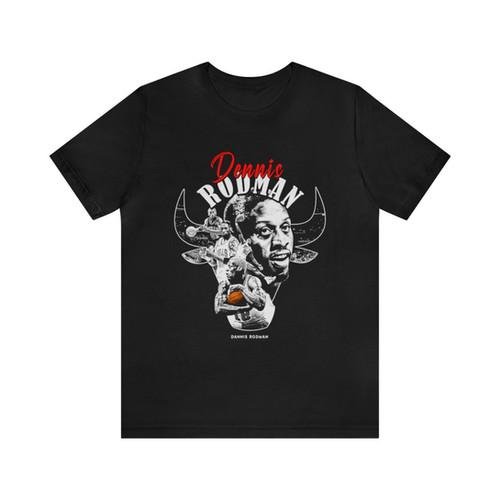 DENNIS RODMAN PREMIUM Vintage 90s Unisex Jersey T-Shirt