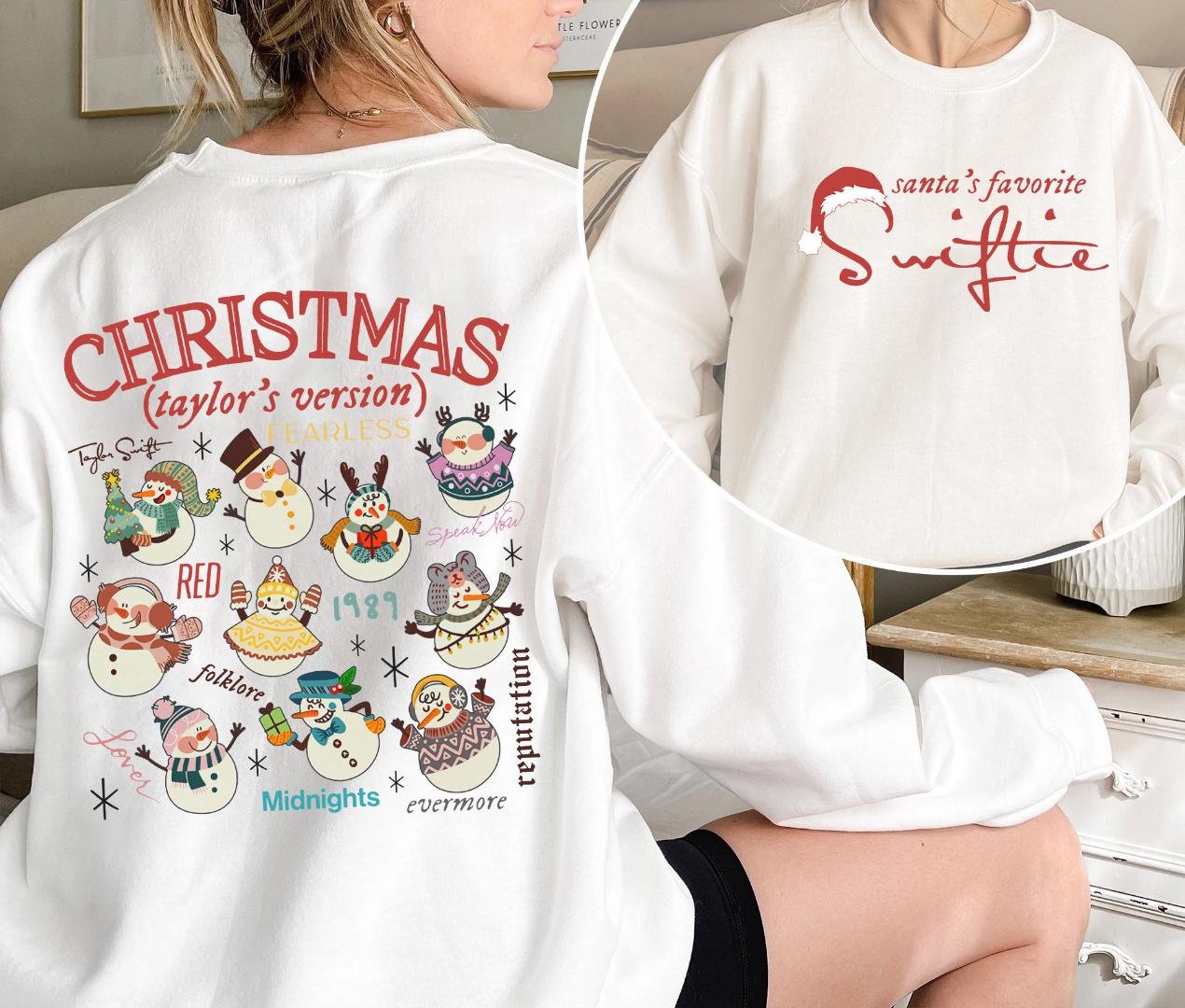 Christmas Taylor Version Album Shirt, Merry Swiftmas Shirt