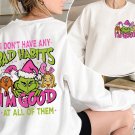 Christmas Shirt, I dont have any bad habits grinc Shirt