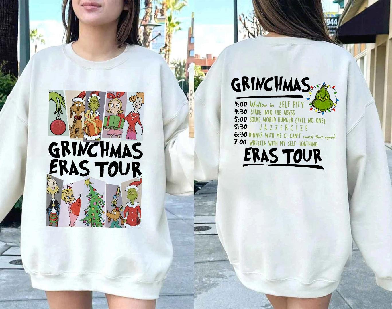 Grinc My Day I Am Booked Shirt, Grinchmas Eras Tour Shirt