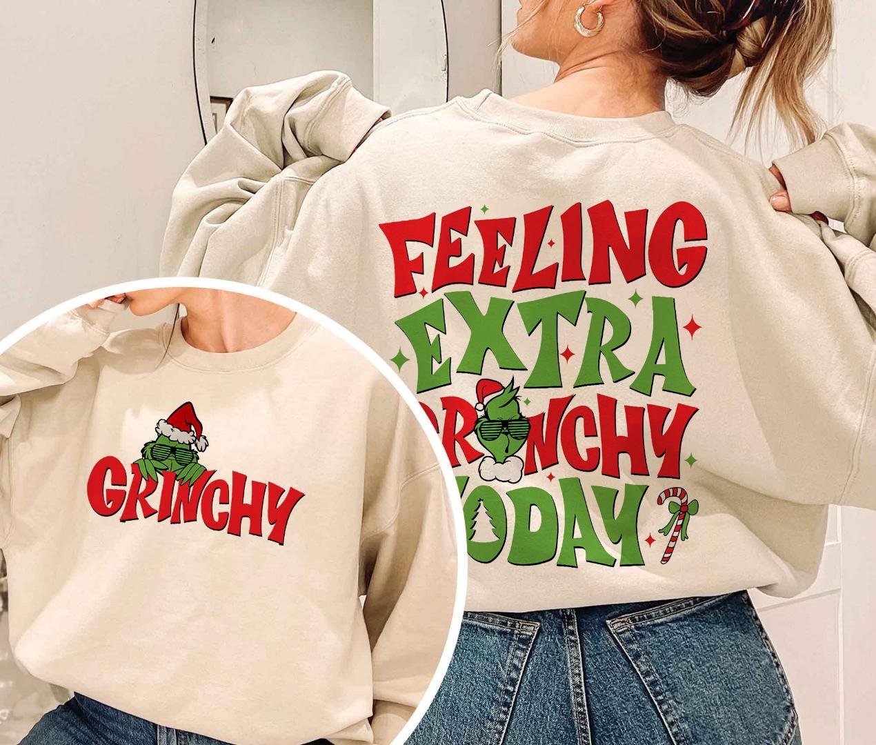 Grinch Christmas Shirt, Feeling Extra Grincy Today Shirt