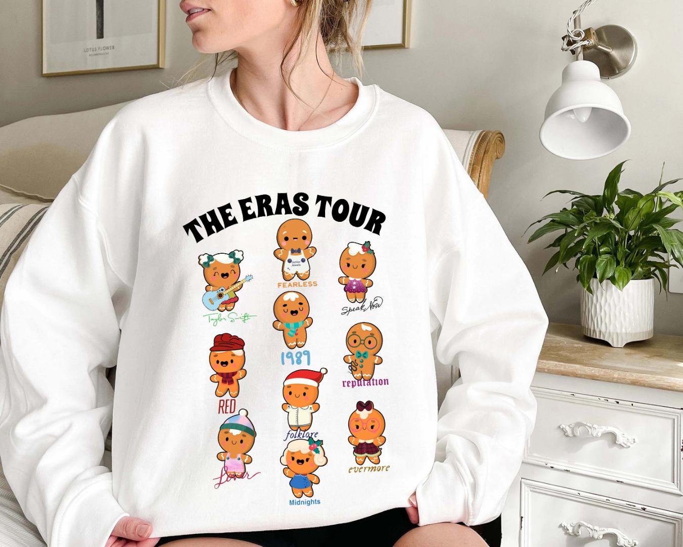 Gingerbread Christmas Shirt, Funny Gingerbread Era Tour Shirt