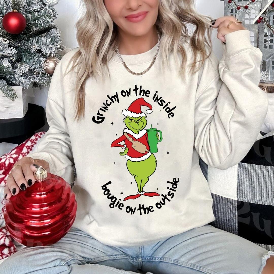 Grinchy on the inside, Bougie Grich Shirt