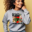 Before Coffee Grinch Unisex Tee Shirt, Whoville COFFEE Grinch Shirt