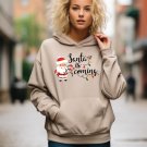 Christmas Shirts for Women, Santa Claus Hot Cocoa Christmas Lights Shirt